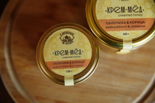 Крем-мёд Облепиха & Корица 130гр