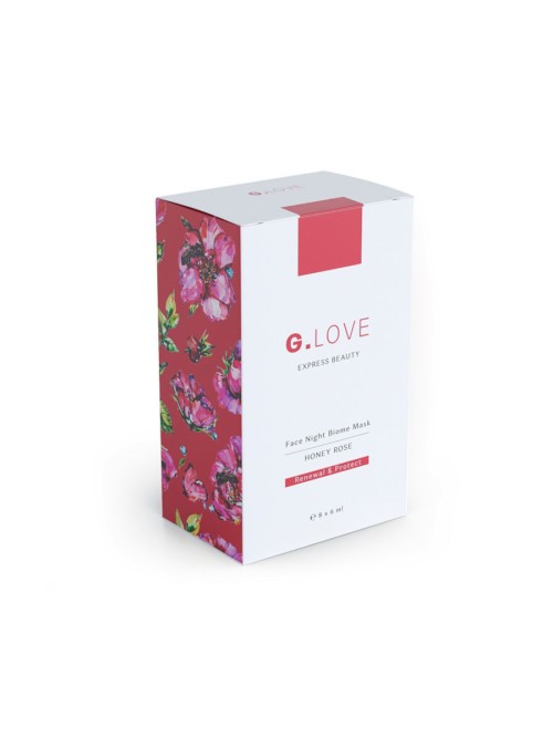 G.LOVE Ночная маска для восстановления микробиома кожи Honey Rose 8 саше