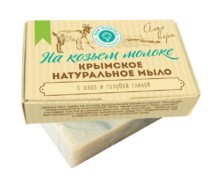 Крымское натуральное мыло на козьем молоке АЛОЭ ВЕРА, 100г