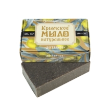 Крымское натуральное мыло на оливковом масле ДЕГТЯРНОЕ, 100г