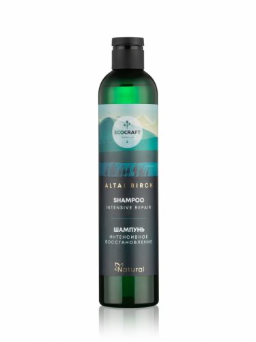 ECOCRAFT Натуральный шампунь для волос интенсивное восстановление, 370 мл