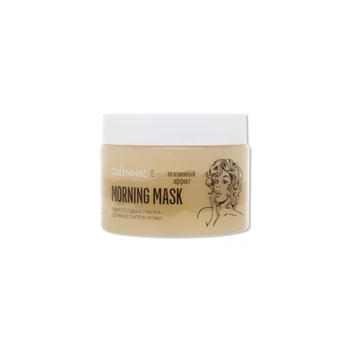Greenmade Маска гидрогелевая для всех типов кожи Morning mask. Мгновенный эффект, 150мл