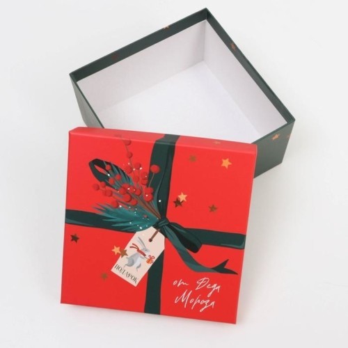 GM Коробка подарочная «Новогодняя почта», 14 × 14 × 8 см