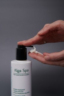 Alga Spa Бальзам-кондиционер с живой хлореллой для восстановления силы волос, 250 мл