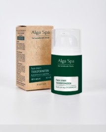 Alga Spa Крем для лица ПРЕОБРАЖЕНИЕ на основе живой суспензии хлореллы, 50 ml